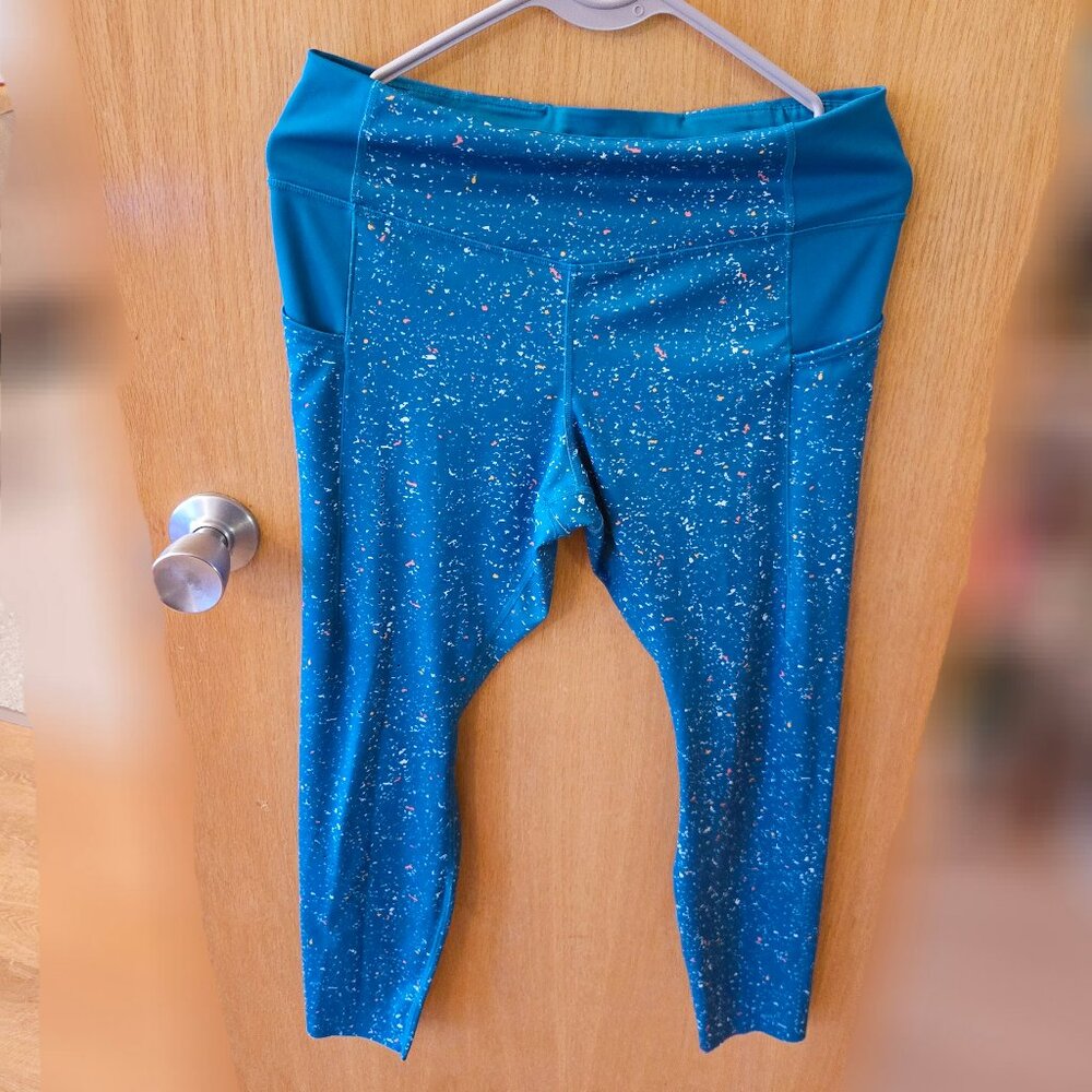 EUC Brooks Running Method 7/8 Tight - L, Lagoon